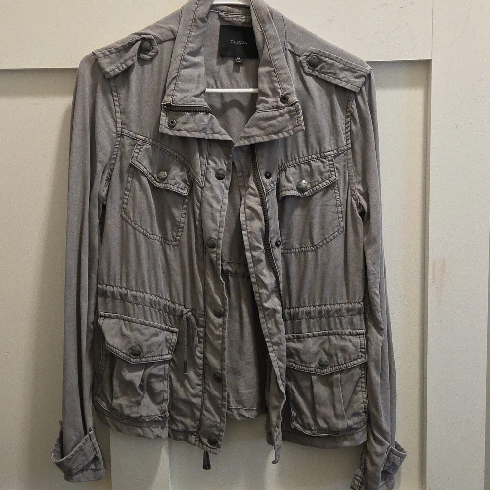 Talula Gray Utility Jacket - Picture 8 of 9